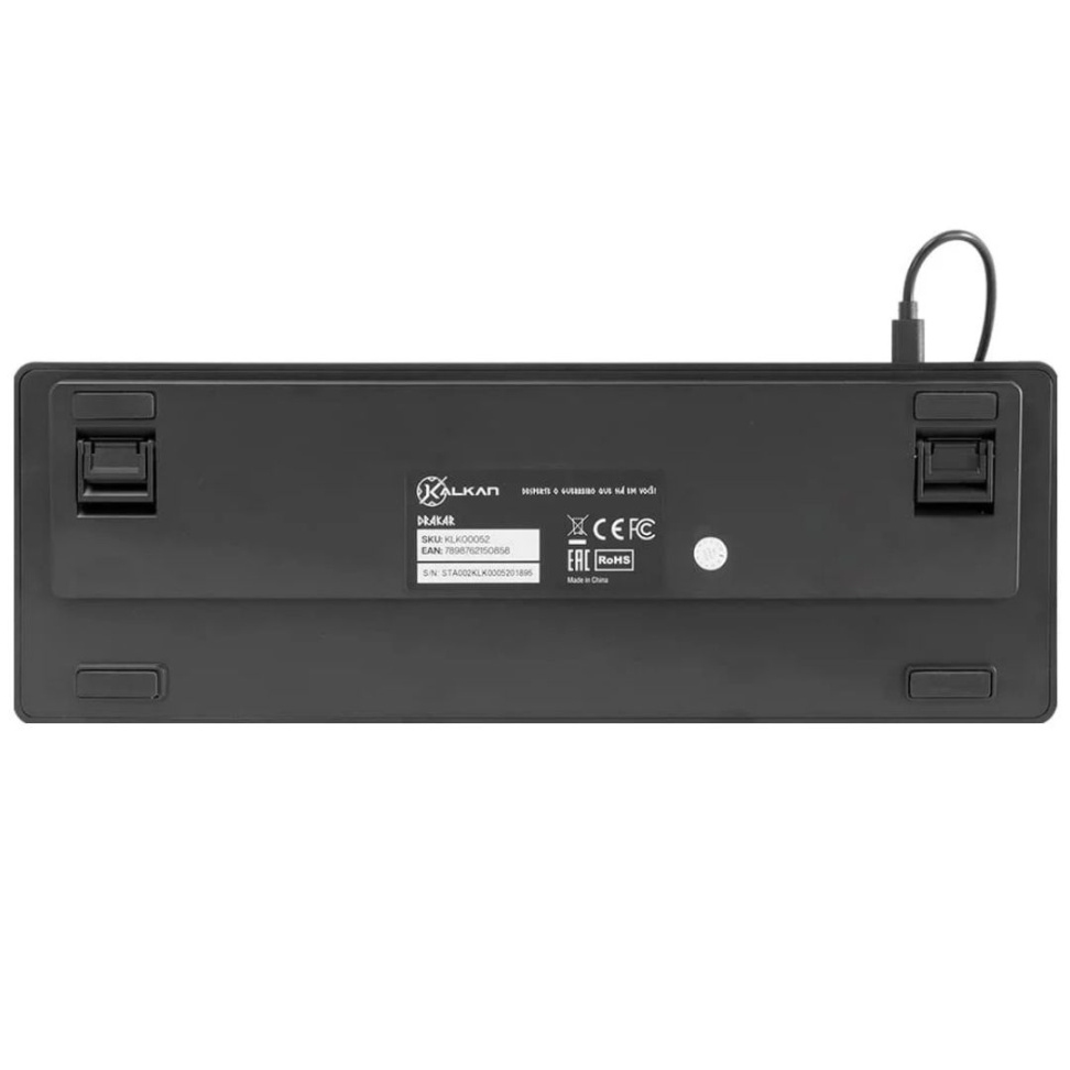 Teclado Gamer Mecânico Kalkan Drakar 65% - Preto - #5