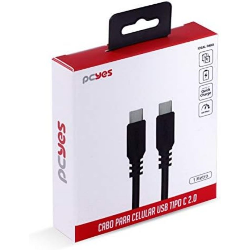 Cabo USB C 2.0 Pcyes 2Mt - PUCP-02 - #3