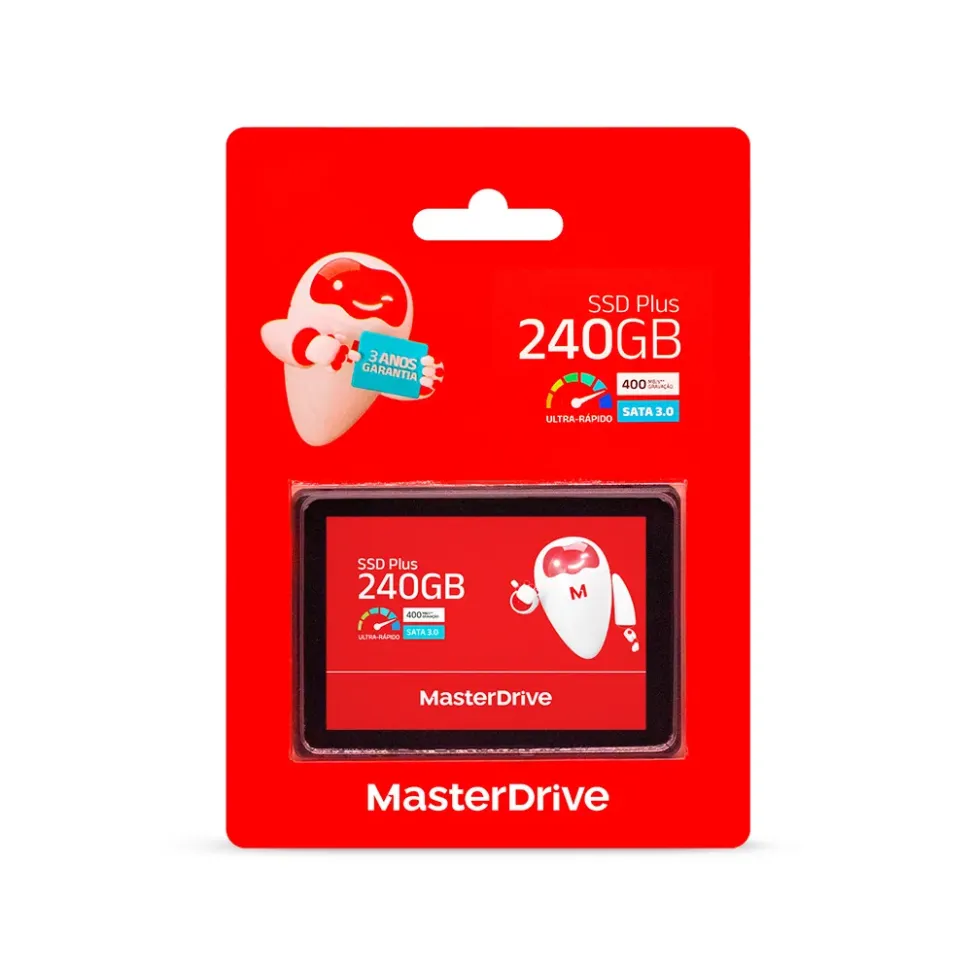 SSD MasterDrive 240gb Plus Ultra-Rápido Sata 3.0