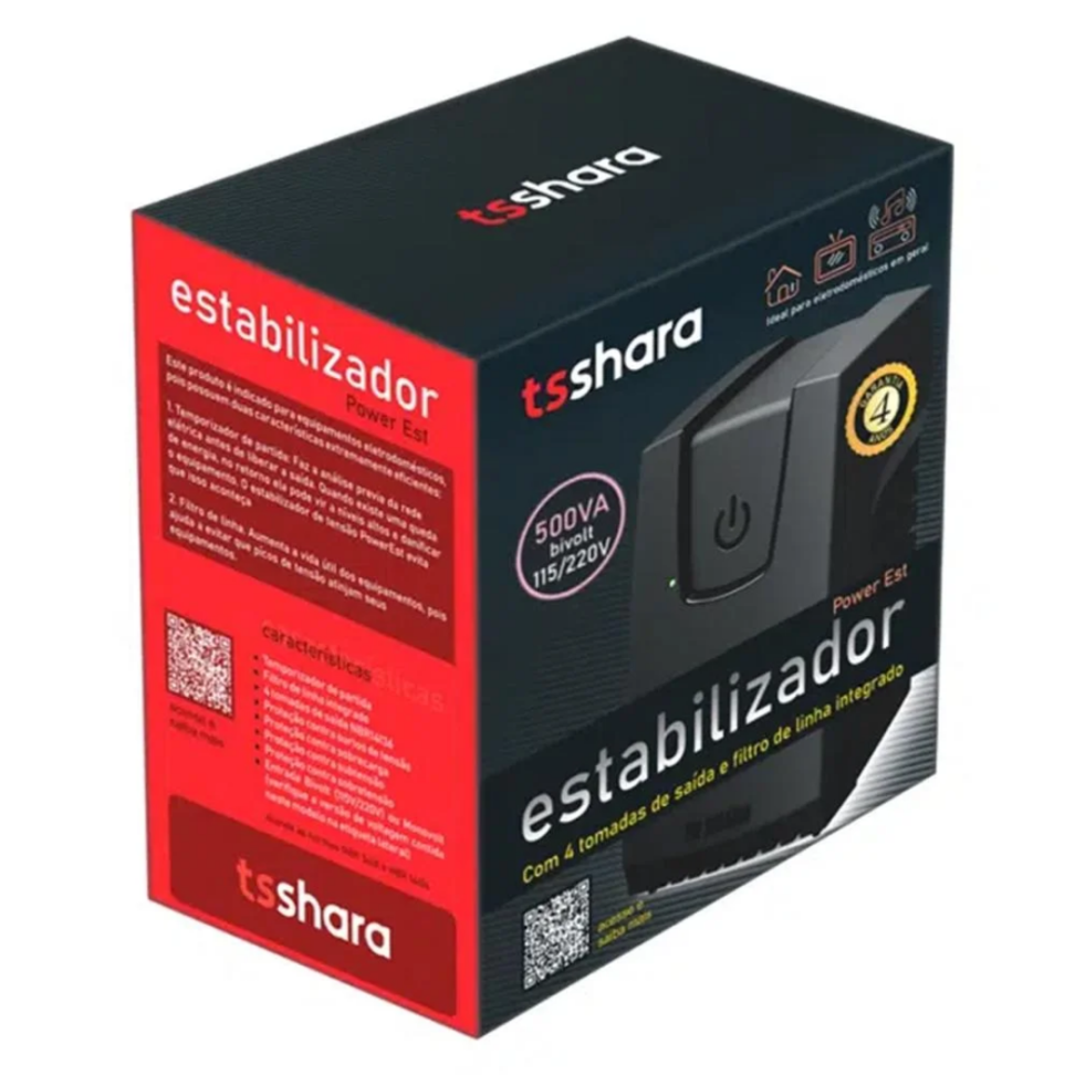Estabilizador TS Shara PowerEst 500VA BIV/115 - 9116 - #4