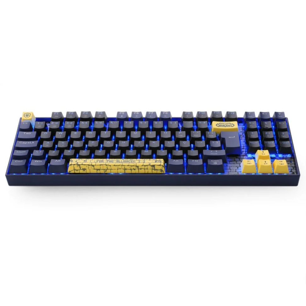 Teclado Mecânico Aliança World Of Warcraft Preto E Azul - Redragon - #4