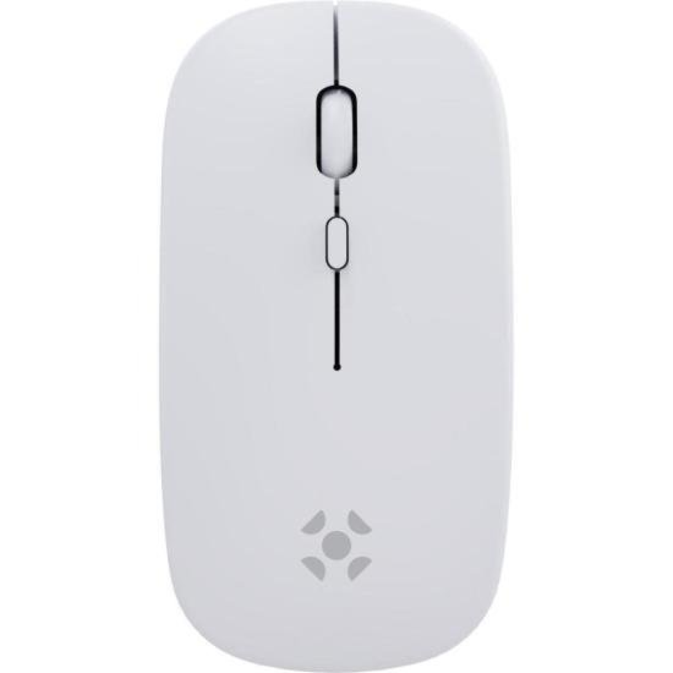 Mouse Slim Recarregável MS14 - Fortrek - Branco