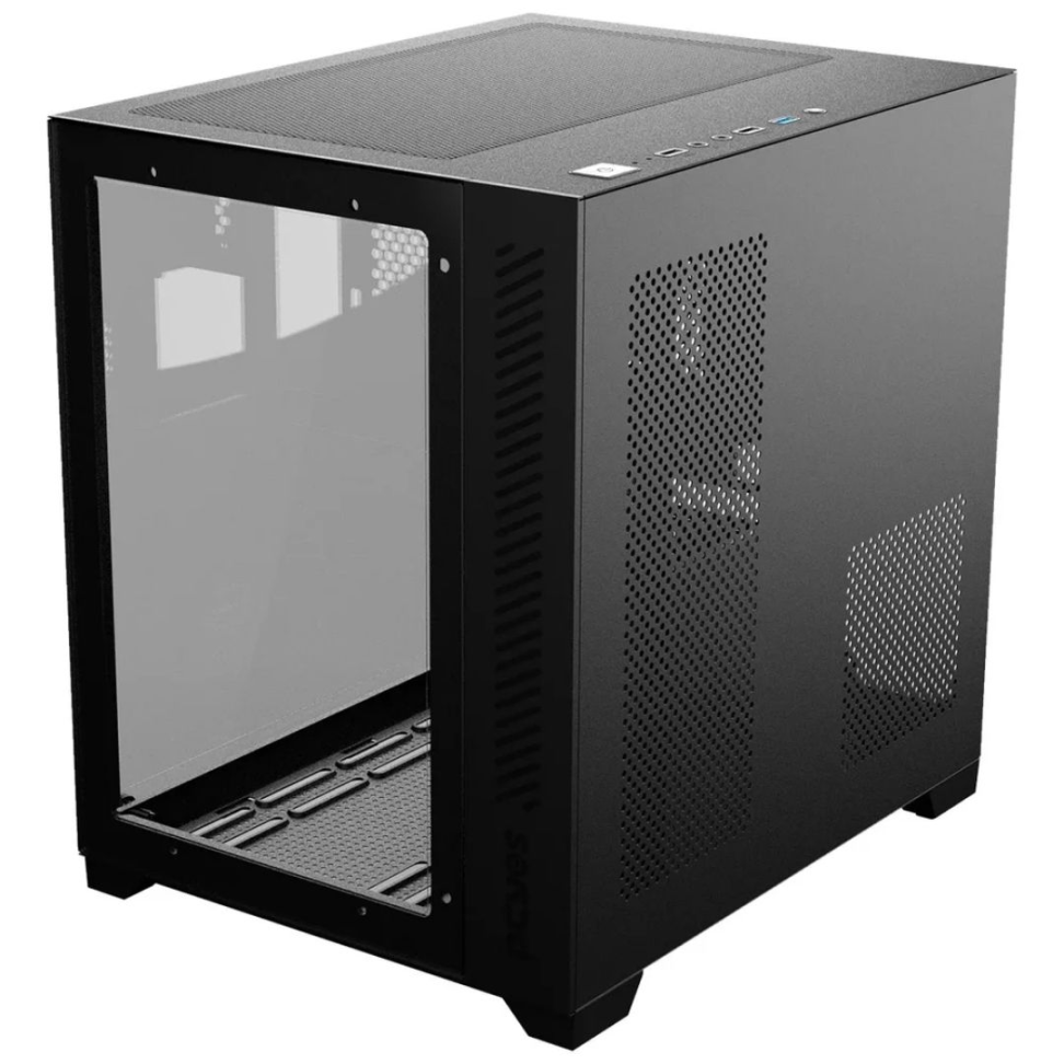 Gabinete Gamer Forcefield Mini Black Vulcan - Pcyes - #3