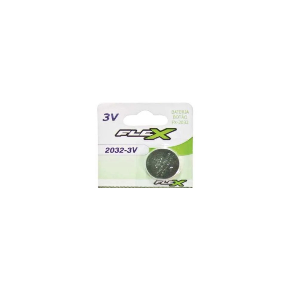 Bateria Moeda 3V FX-CR2032 - FlexGold