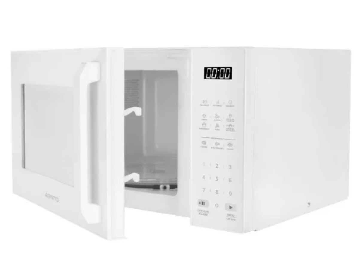 MICRO-ONDAS PRETO/BRANCO 32L 1400V AGRATTO AMICO1N-01 - #4