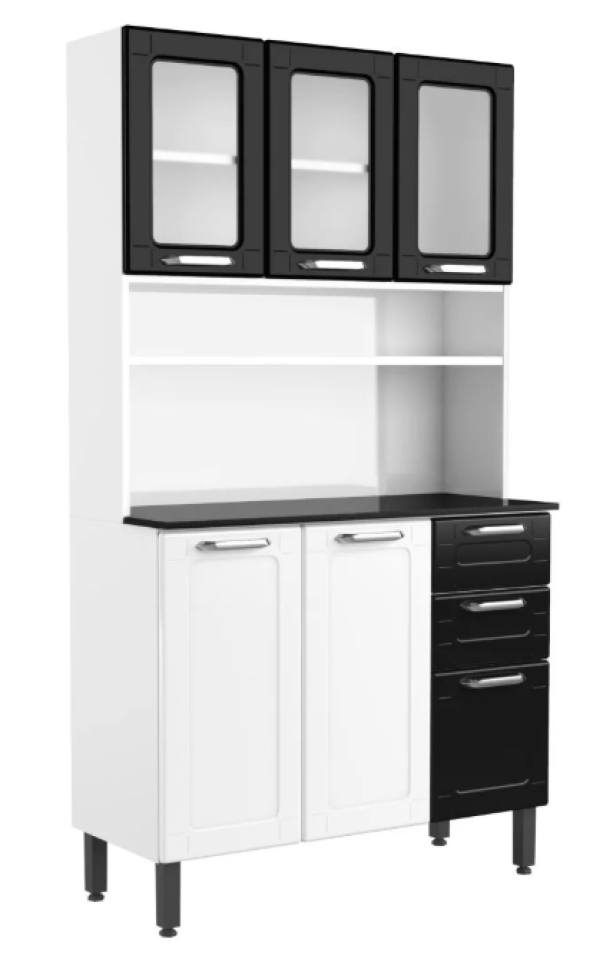 KIT COZINHA ACO TRIPLO BERTOLINI DONA MARIA PRETO