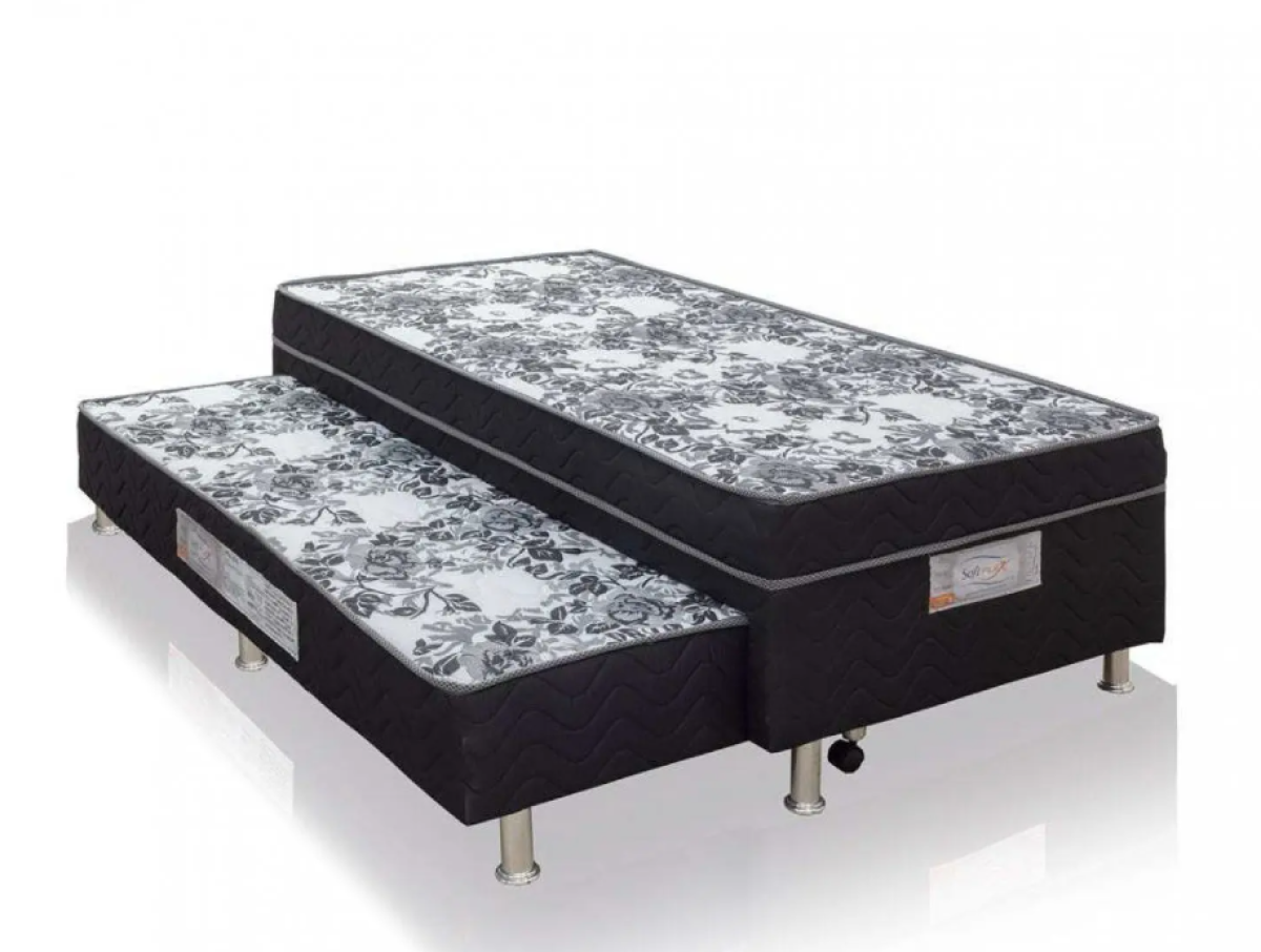 CAMA IMPERIAL BIBOX SOLTEIRAO 188X88 ALT 43 CM