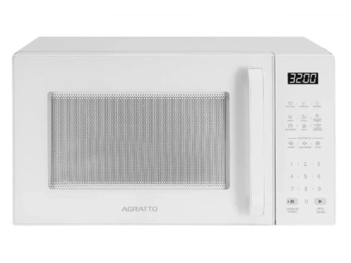 MICRO-ONDAS PRETO/BRANCO 32L 1400V AGRATTO AMICO1N-01 - #3
