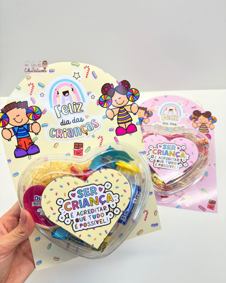 ❤️🍭Coração Doce – Lembrancinha Dia das Crianças - #1