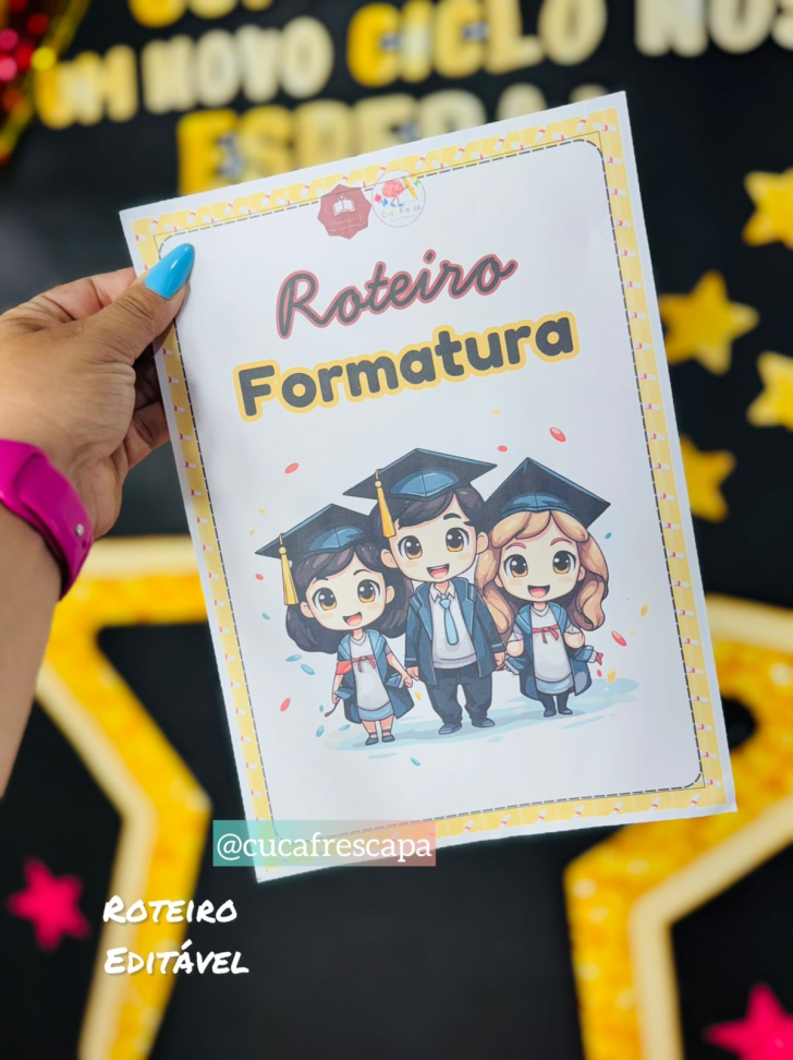 Kit formatura estrelas 👩‍🎓🧑🏽‍🎓👨🏻‍🎓 - #4