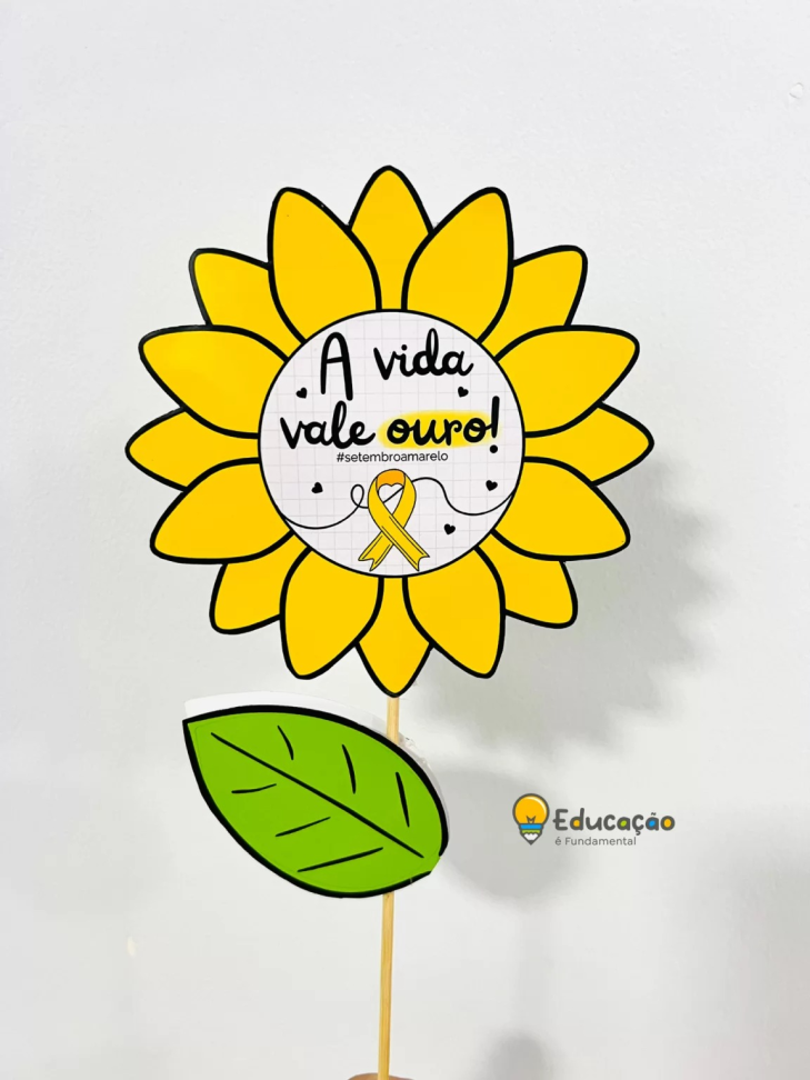 Amarelinha Setembro amarelo - #4