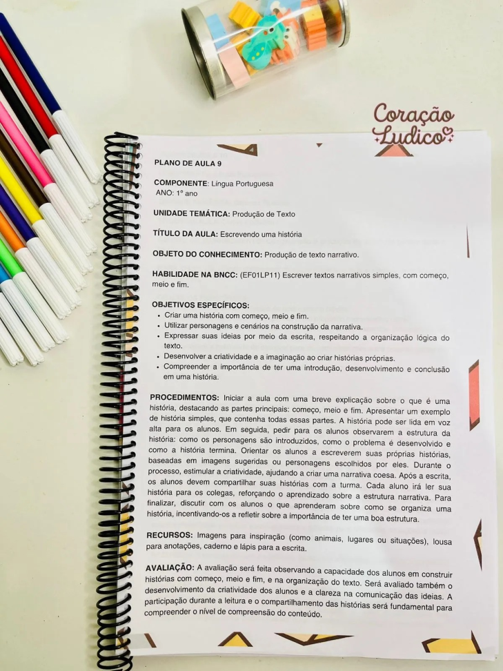 📚 Plano de Aula - 1º Ano Fundamental - #4