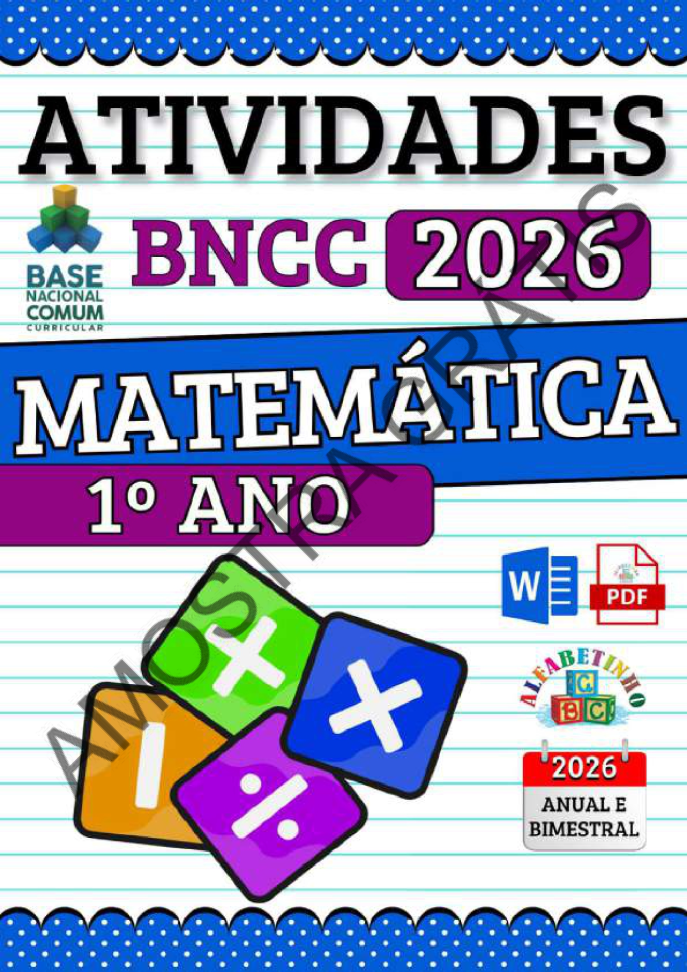Planejamentos E Atividades 1° ao 5° anos - Anual e Bimestral - BNCC 2026 - #7