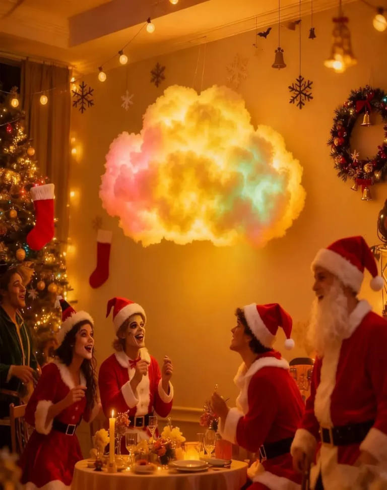 Luz De Nuvem Dinâmica Led, Luz De Decoração De Relâmpagos 3d
