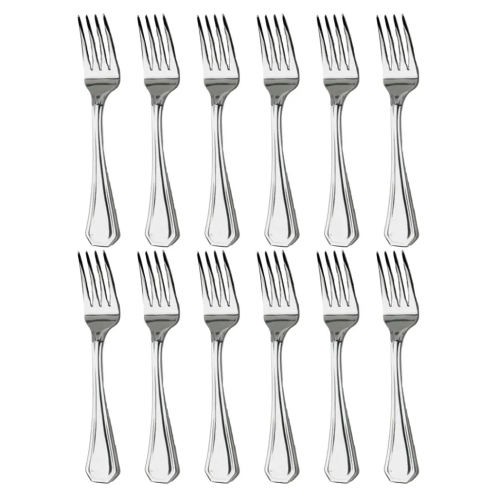 Kit 102 Garfos Aço Inox Para Casa Cozinha Restaurantes Lanchonetes