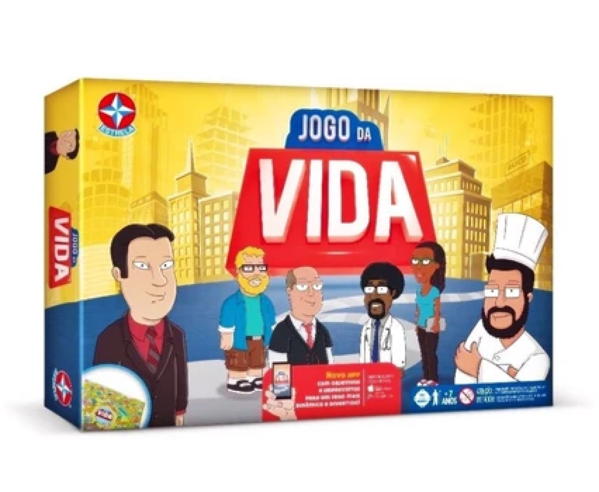 Tabuleiro Jogo Da Vida Original - Nova Edicao - Estrela