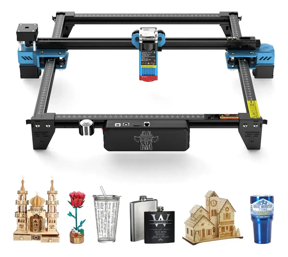 Impressora A Gravador Corte Laser 40w Área 30x30cm Tts-55 Pr