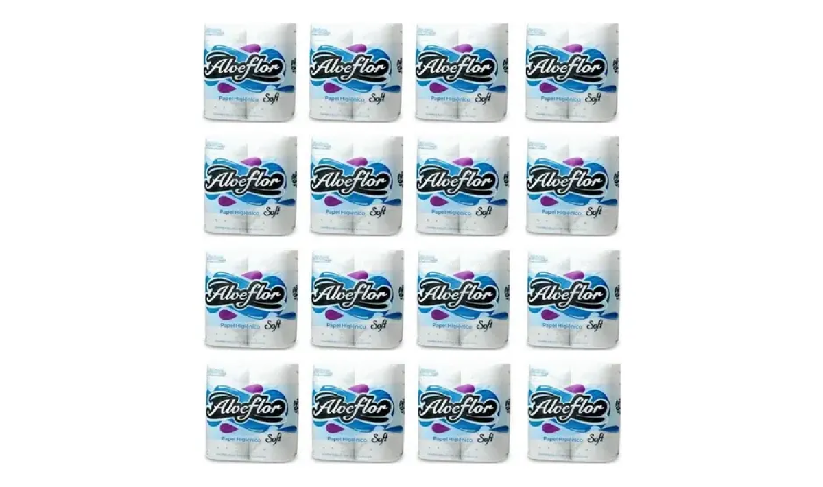 Kit 64 Rolos Papel Higiênico Folha Simples 30m Econômico