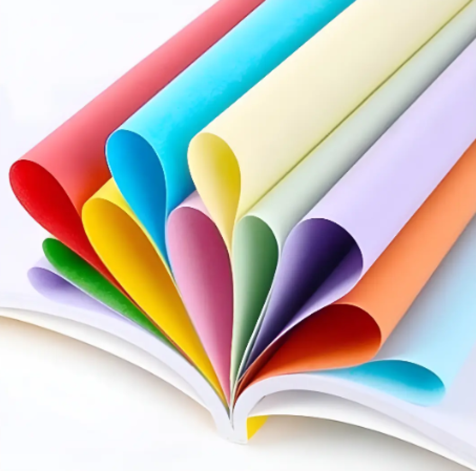 5x Papel Color Set Grande 48x66cm - Escolha Cor