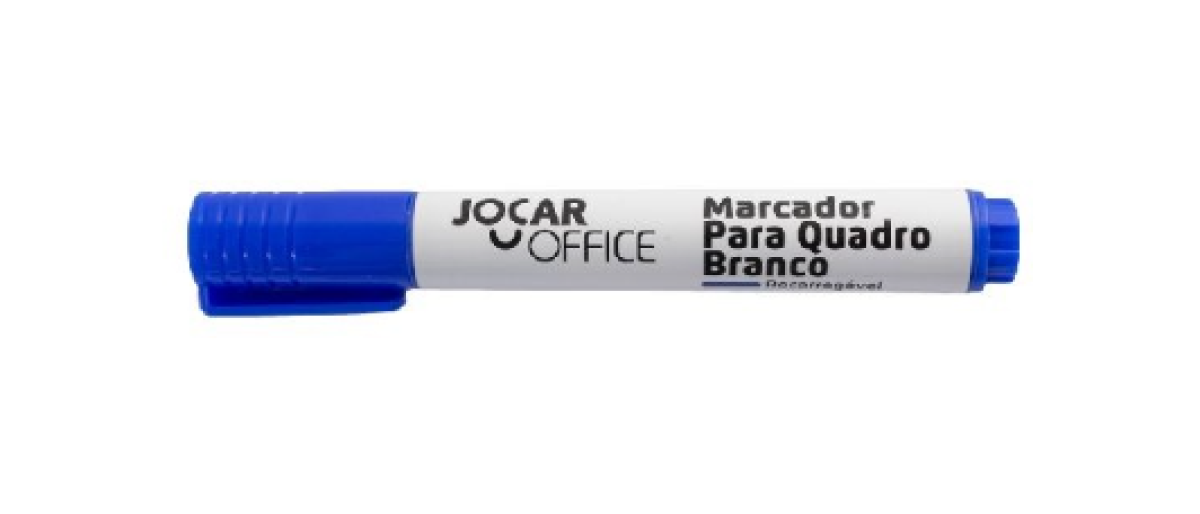 Pincel Marcador Jocar Recarregavel p/ Quadro Branco Azul 1 UN