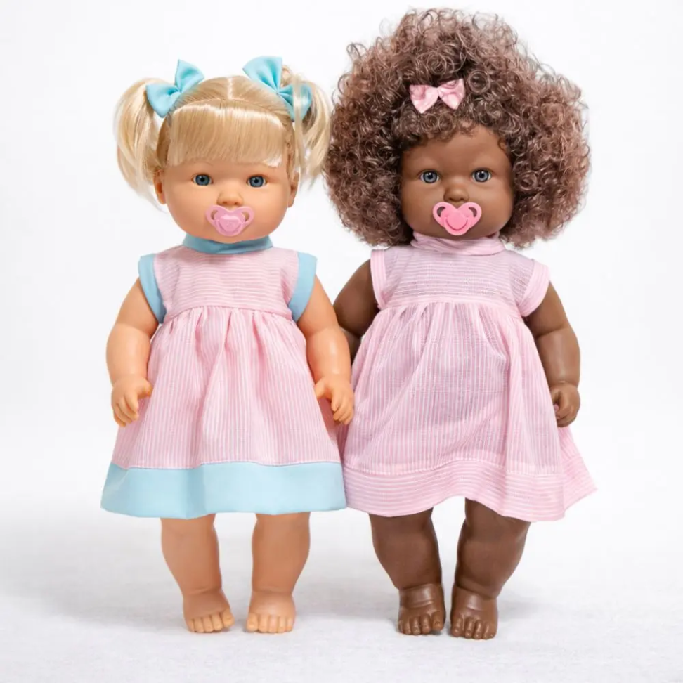 Boneca Grande Menina Bebety Baby Bebe Infantil C/ Chupeta