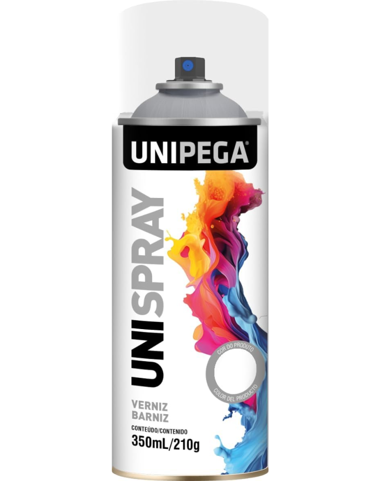 UNIPEGA VERNIZ SPRAY BRILHANTE 350ML/210G