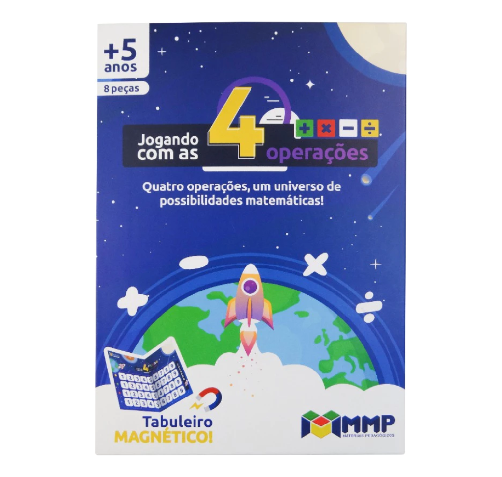 Jogando com as 4 Operações - Magnético MMP | Material Pedagógico de Matemática