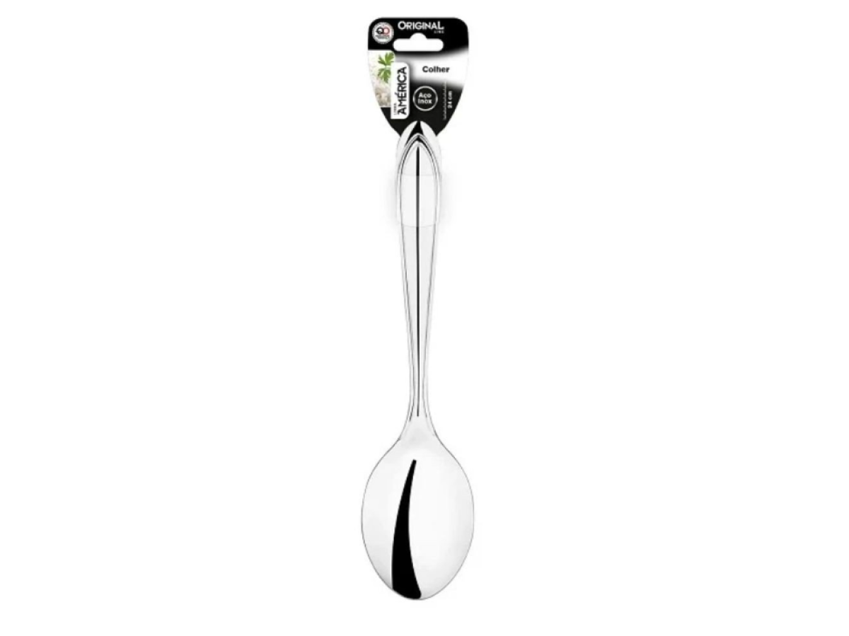 Colher Colherão De Servir Arroz Inox 24,5Cm U / UNICA