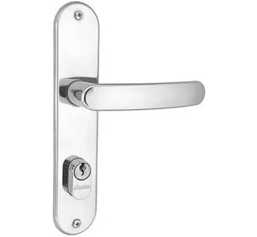 fechadura entrada inox premium 40mm inox polido alianca