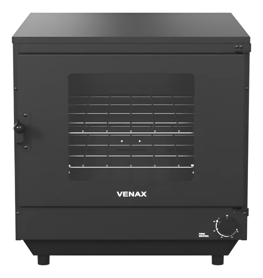 Forno Industrial Venax Fi 109l De Bancada A Gás Glp Preto