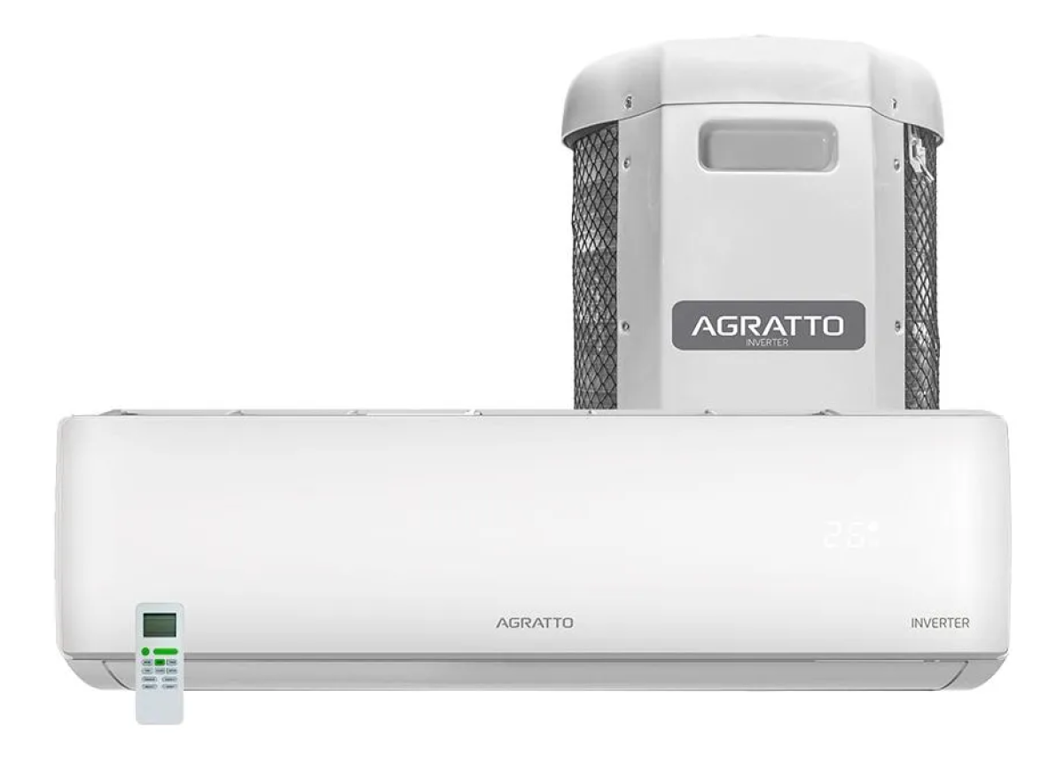Ar Condicionado Agratto Wall Liv Inverter LCst24f02 24000 BTU Branco