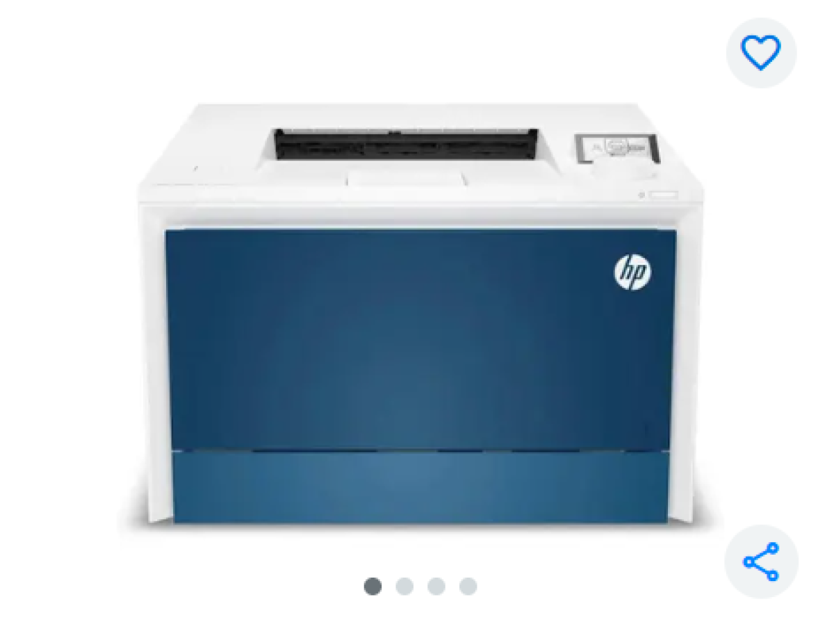 Impressora HP LaserJet Pro 4203DW WiFi Ethernet USB Bluetooth Duplex 110V Branca e Azul