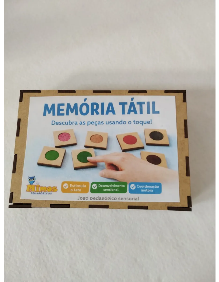 Jogo Da Memória Tátil Inclusão E Estímulo Sensorial