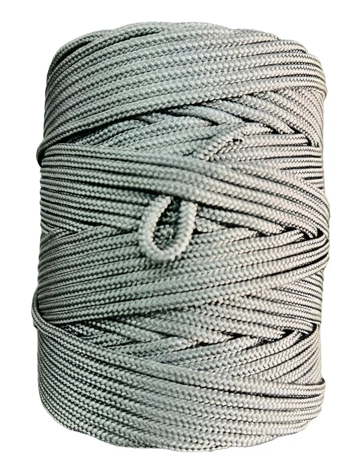 50m Corda De Polipropileno 4mm Náutica Lona Rabo De Rato Uv