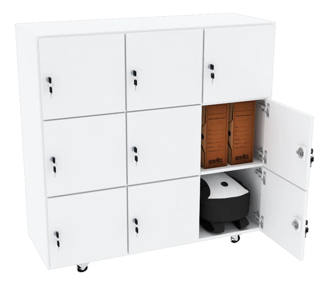 Armário Escaninho 9 Portas Chave M240.2021.b Organizador
