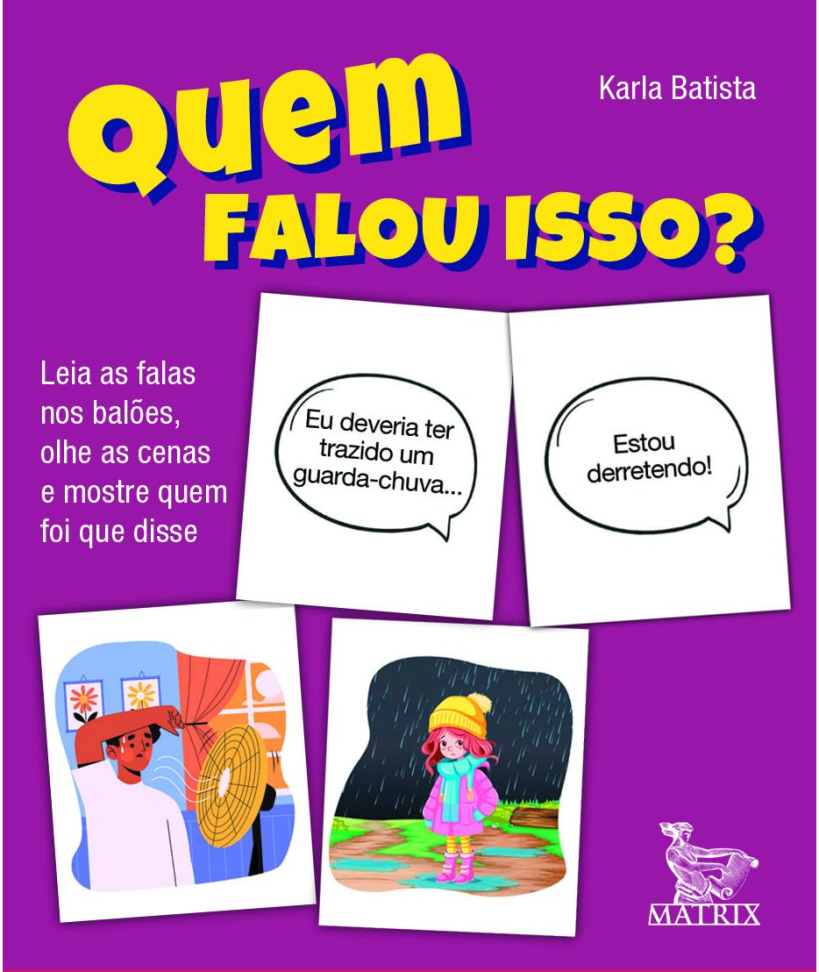 Quem falou isso?: Leia as falas nos balões, olhe as cenas e mostre quem foi que disse Folha solta – 2 janeiro 2024