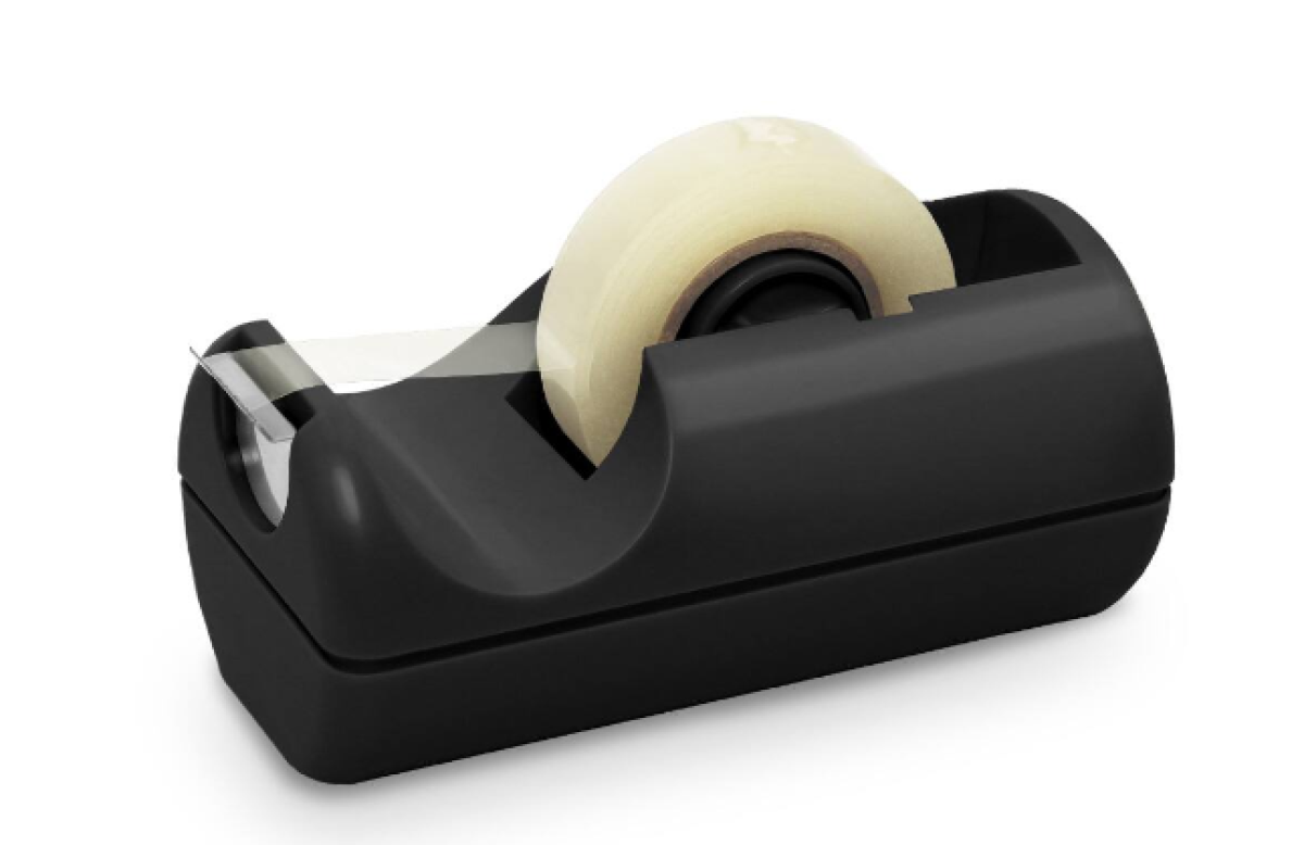 Suporte para fita adesiva pequeno, Preto, T20001, Easy Office - PT 1 UN