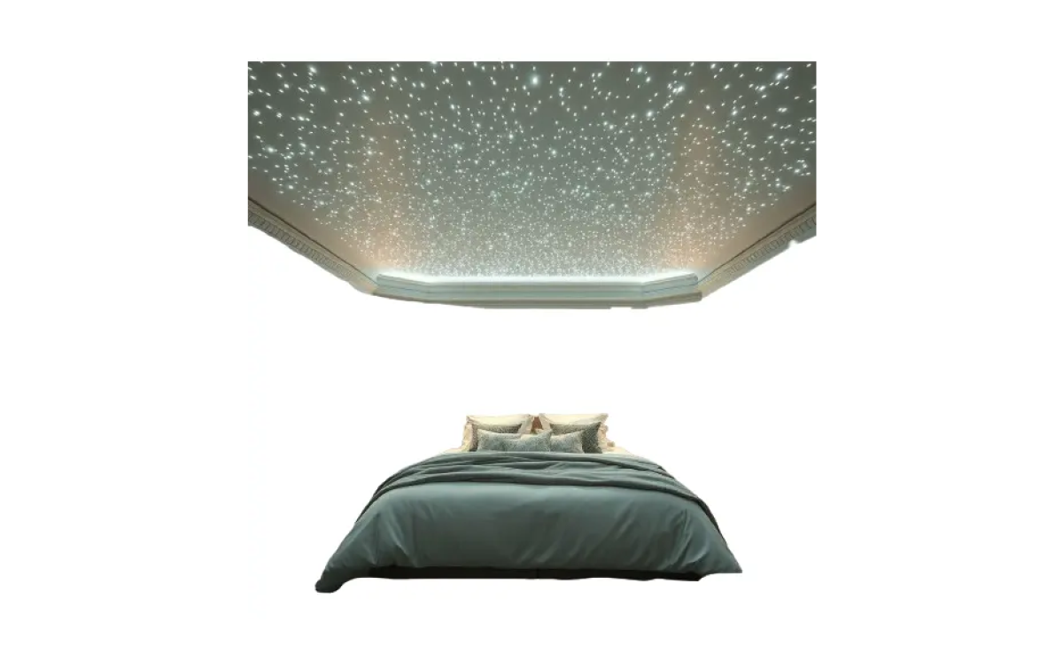 Kit Original Céu Estrelado Iluminação Fibra Ótica 300 Pontos