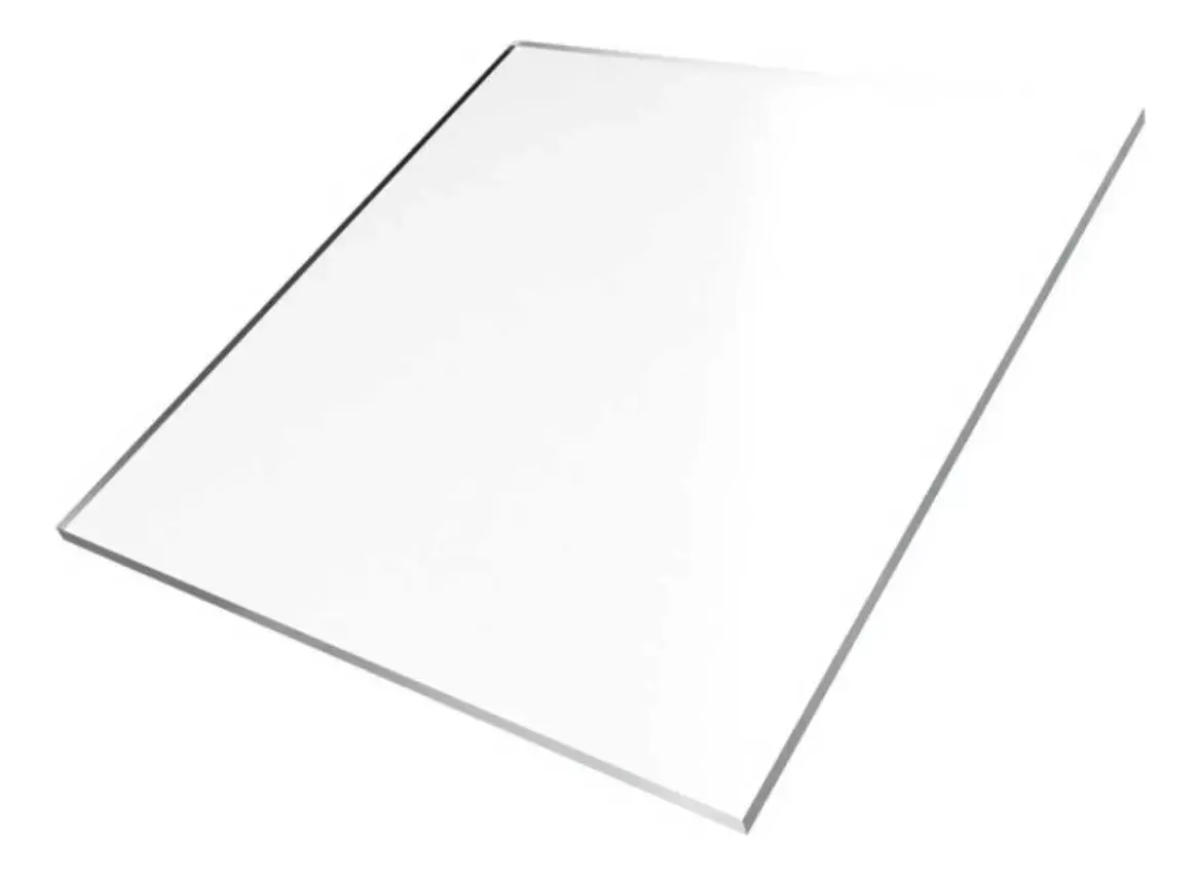 Placa Chapa Acrílico Cristal Transparente 60cm X 40cm X 2mm
