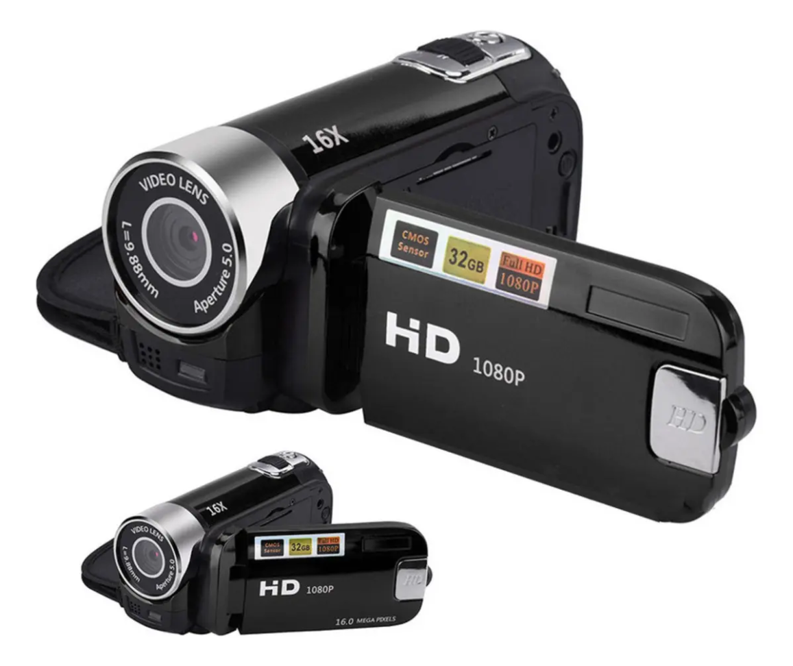 Filmadora Digital Compacta Full Hd Cmos Ntsc/pal 16x Zoom