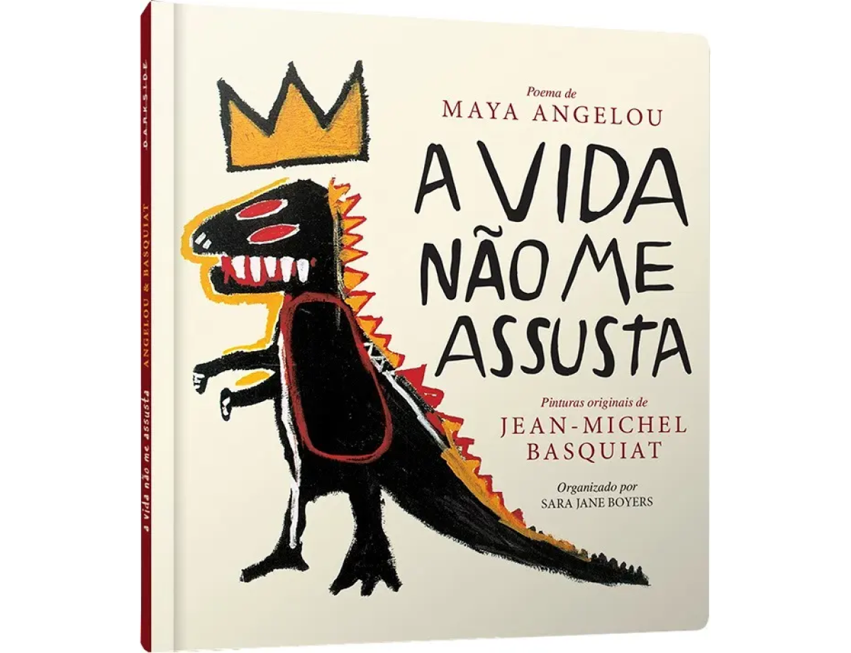 Livro A vida não me assusta, de Angelou, Maya. Editora Darkside Books - Caveirinha, capa dura (2018)