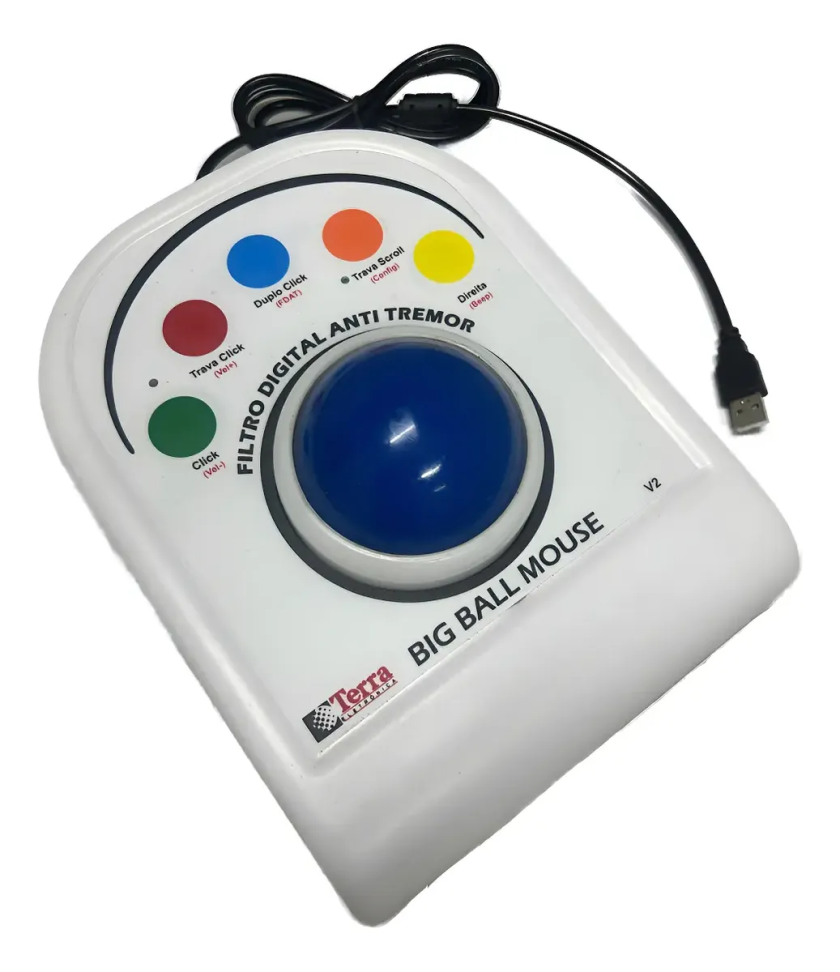 Mouse Adaptado Big Ball Fdat Terra Eletrônica