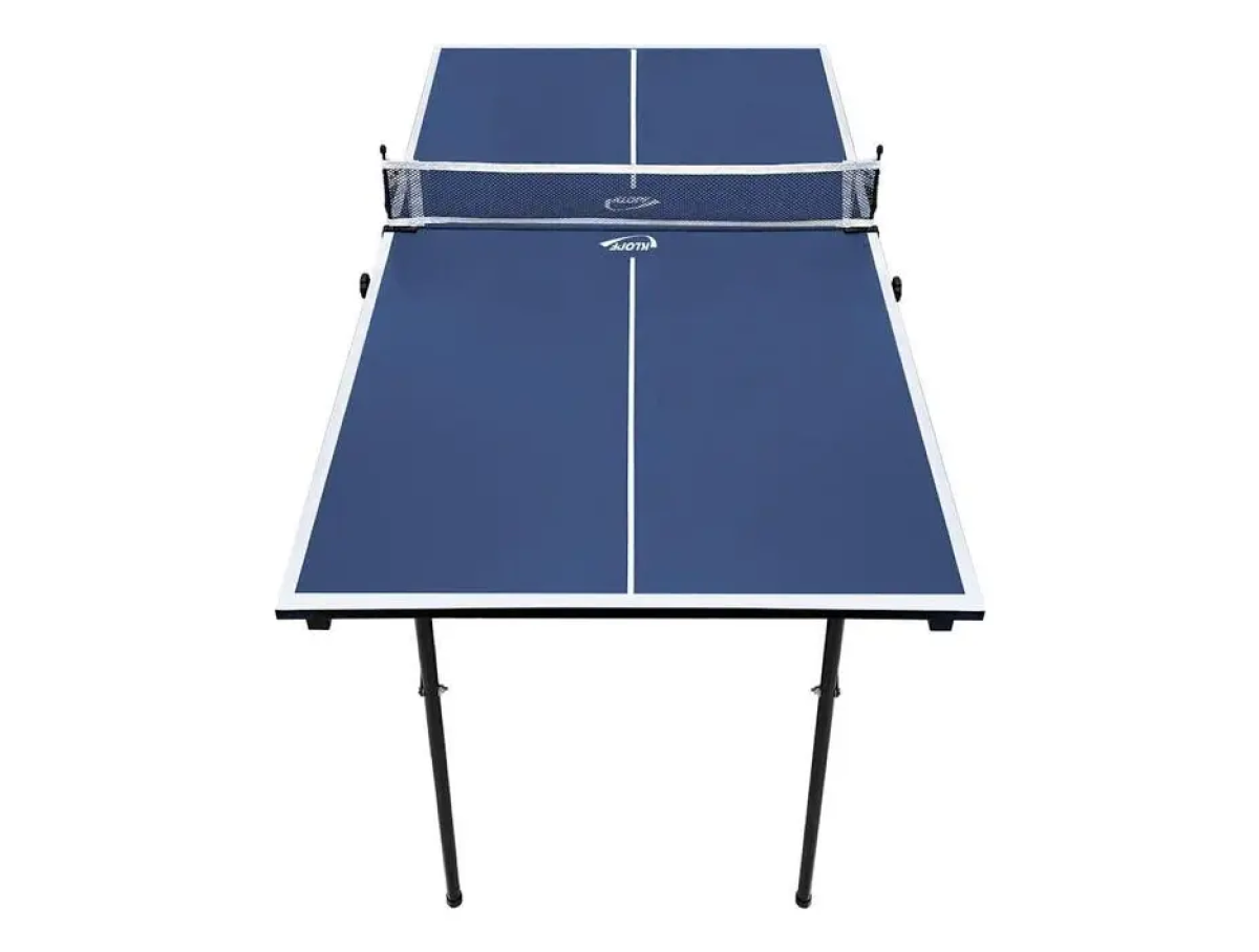 Mini Mesa De Tênnis De Mesa (ping Pong) Com Rede Klopf Cor Azul