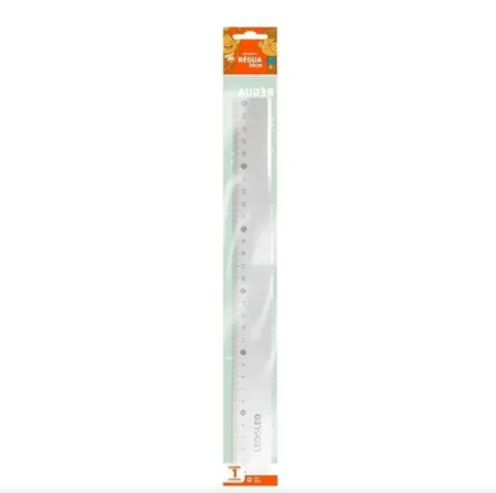 Régua Plástica 30cm Leo & Leo