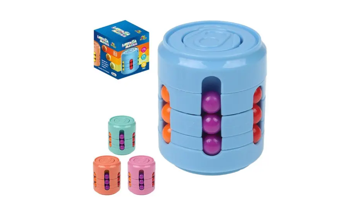 Cilindro Mágico 4d Com Bolinhas Coloridas Para Agrupar