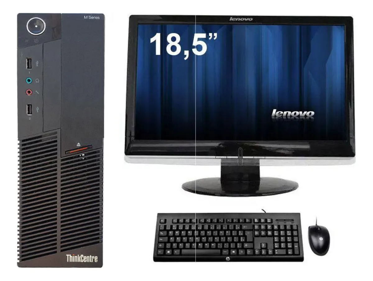 Desktop Lenovo M90p Core I5 8gb 120gb Wifi Monitor