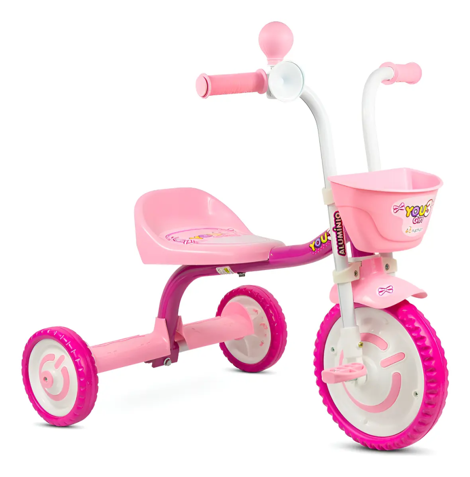 Velotrol Motoca Triciclo Infantil Brinquedo Menina Nathor
