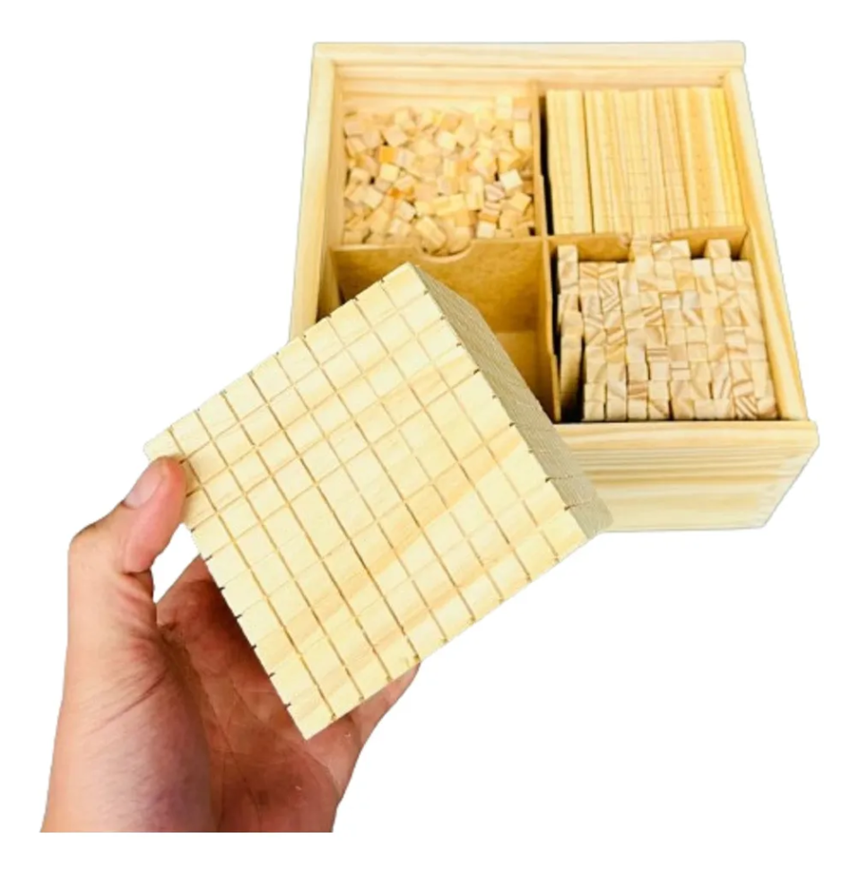 Material Dourado Completo 611 Peças Em Madeira Toy Trade