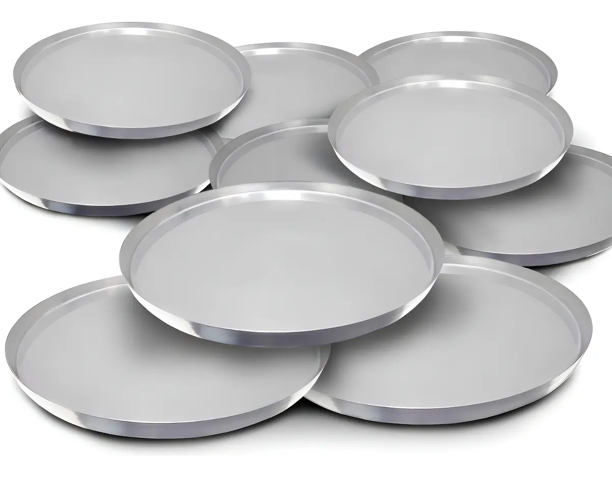 Kit Com 10 Formas Para Pizza 30 Cm Em Aluminio