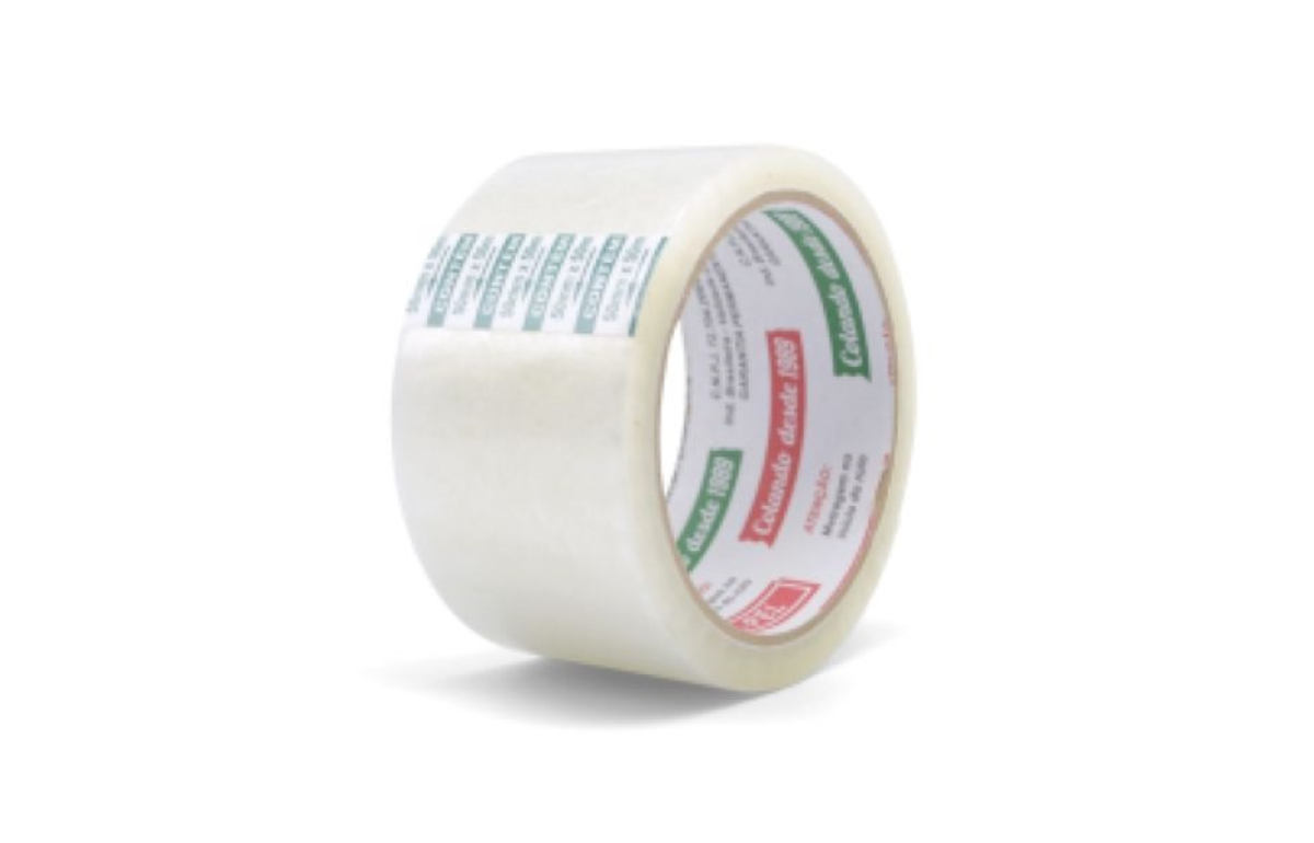 Fita Adesiva Fit Pel Transparente 50mmx50m 1 UN